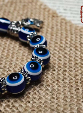 波西米亚风恶魔之眼手串民族风