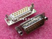Needle solid needle DP15 male head 15 core straight foot welded plate with harpoon green gold plated