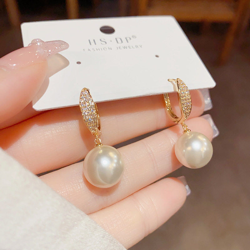 奥特莱斯折扣官网撤柜清仓捡漏18K金微镶耳坠珍珠气质耳环,淘宝优惠券,粉丝福利购,淘宝优惠卷