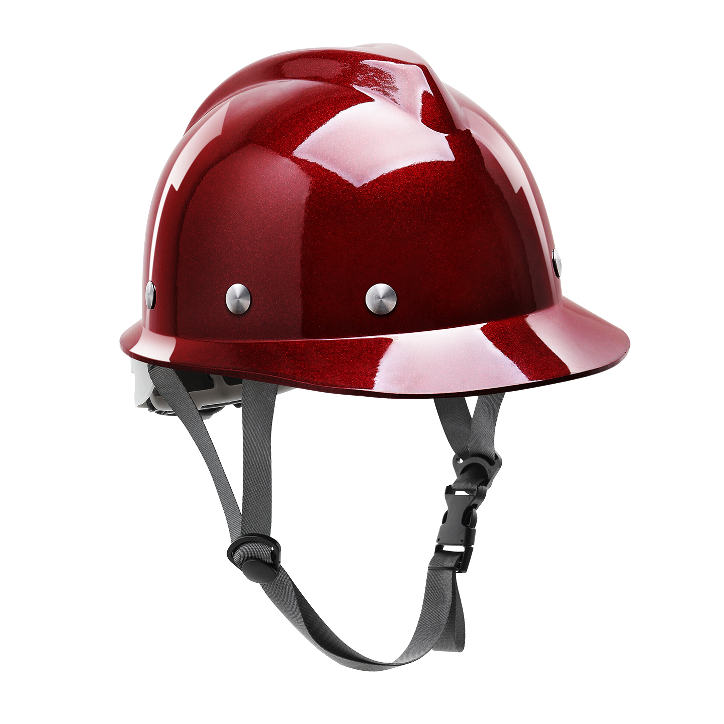 LIKAI真玻璃钢安全帽 FRP材质建筑工程领导国标加厚耐高温头盔 - 图3