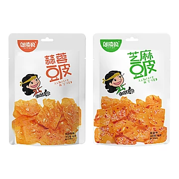 邬辣妈豆皮90g*3包芝麻/蒜蓉豆皮[10元优惠券]-寻折猪