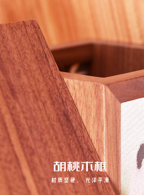 蜀锦蜀绣双面绣胡桃木笔筒 成都熊猫手工刺绣收纳摆件商务伴手礼