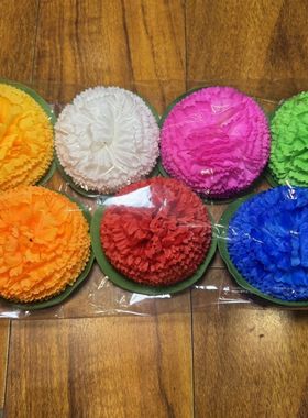 新款藏式仿真小绣球塑料装饰小荷花水上供水花(一包七朵)