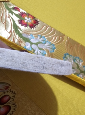 藏式四季通用打坐垫禅修跪拜垫家用礼佛锦缎加厚舒适久坐拜羊毛毡