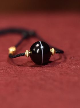 精品黑白一线药师男女同款约14*16mm