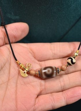 藏式3眼天珠女士项链包邮到家