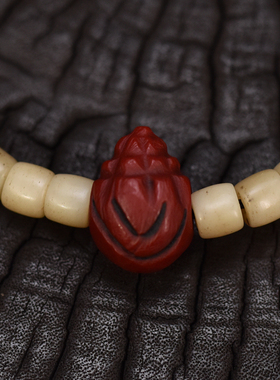 藏式牦牛骨民族风佛珠念珠108男女同款手链项链