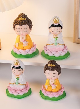 国潮可爱观音新年吉祥物神仙摆件