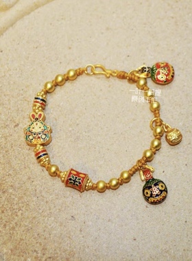 新款热卖吞金兽一家古法金醒狮