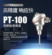 Armoured K-type easy-to-set thermal resistance temperature sensor all-in-one t10 probe 0 thermocouples platinum precision transmitter