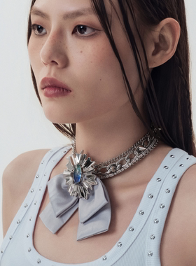 【周柏豪同款】BLACKHEAD/黑头出逃舞会系列舞会勋章铆钉choker