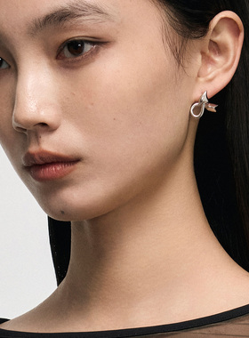 【李晟同款】BLACKHEAD/黑头心动狙击箭矢缠绕耳钉情侣夸个性