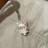 Girly ins style long leg ring cartoon cat shell pendant airpods headphone set pendant cartoon creative