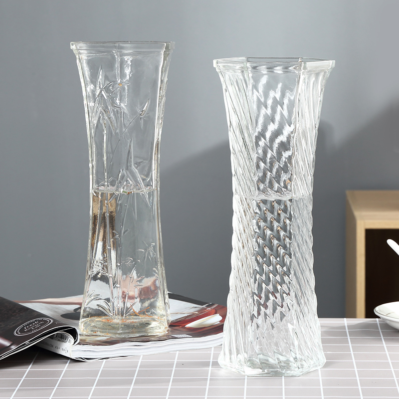 大号简约养富贵竹花瓶透明玻璃水培植物百合花瓶客厅桌面插花摆件,淘宝优惠券,粉丝福利购,淘宝优惠卷