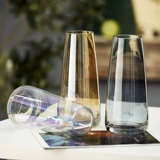 Европейский прост в сфере ветра роскошной дисплей золотой т -тип стеклян