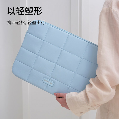 笔记本电脑包内胆包保护套轻薄便携适用于苹果macbook联想小新air15华为matebook14寸戴尔华硕15.6寸ipad平板 - 图2