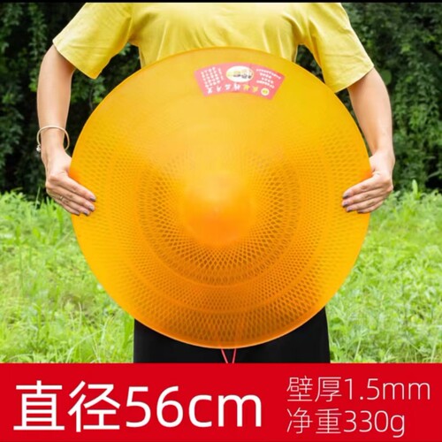 塑料雨帽斗笠帽遮雨伞帽大斗篷防暴雨农民钓鱼伞采茶帽子防风遮雪 - 图2