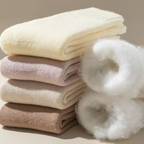 Socks Women in stock Sox fall Winter winter plus thick and warm Long Sox pull down long cylinder Moon Sleeping Woolen Socks Imitation Wool