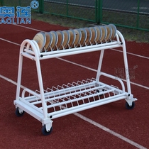 Athletics Field Equipment Transport Lead Ball Iron Cake Transporter Iron Cake Rack Placement Iron Cake Cart
