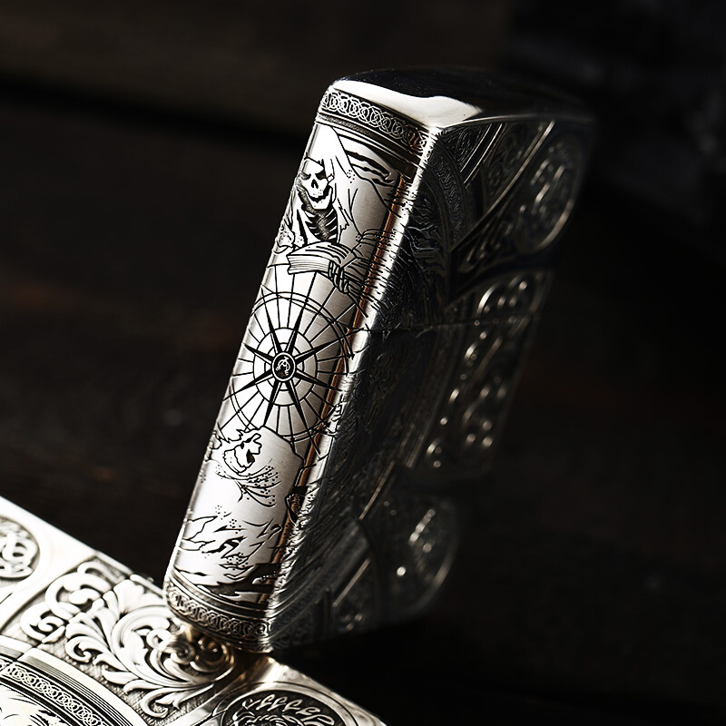 zippo正品防风打火机原装进口芝宝纯银天启四骑士定制刻字男送礼,淘宝优惠券,粉丝福利购,淘宝优惠卷