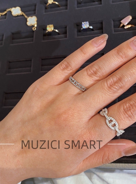 贝母戒指纯银女高级轻奢