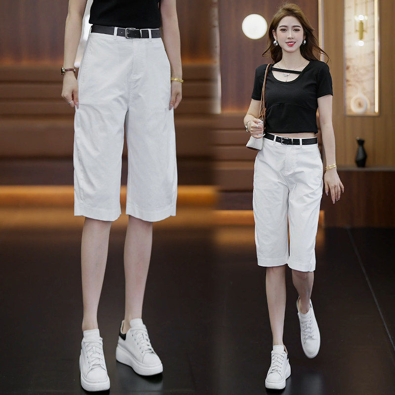 流行爆款花苞短裤女夏薄款2026新款高腰休闲六分裤宽松五分工装裤,淘宝优惠券,粉丝福利购,淘宝优惠卷