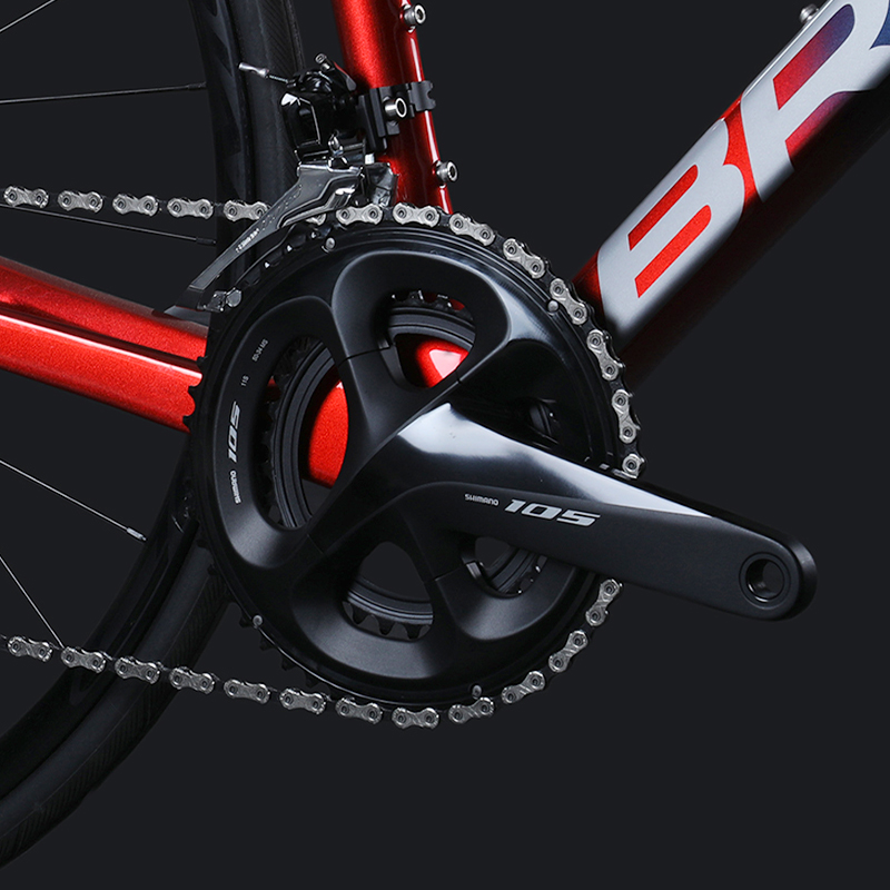 BROSS弯把REBEL2碳纤维综合公路车SHIMANO 105 R7000经典款 - 图2