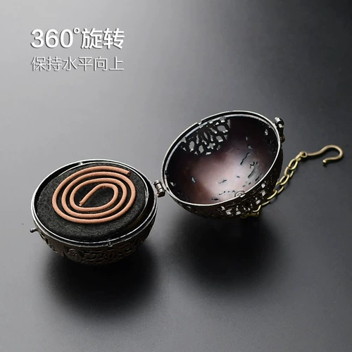 紫巅 Креативная курильница для благовоний, аромотерапия, аромалампа для домашнего использования из сандалового дерева, декор, китайский стиль