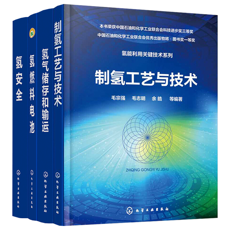 氢能利用关键技术系列 氢燃料电池+制氢工艺与技术+氢安全+氢气储存和输运 氢气生产利用过程中安全原理策略 制氢工艺技术书籍 - 图3