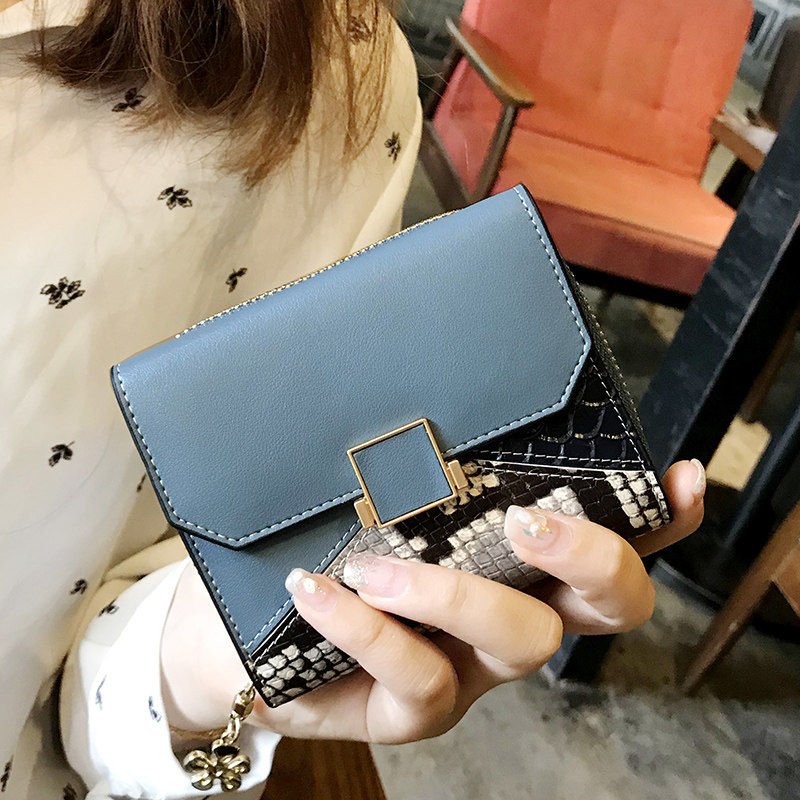 女短款小巧超薄精致高档真皮钱包 伊布雅钱包