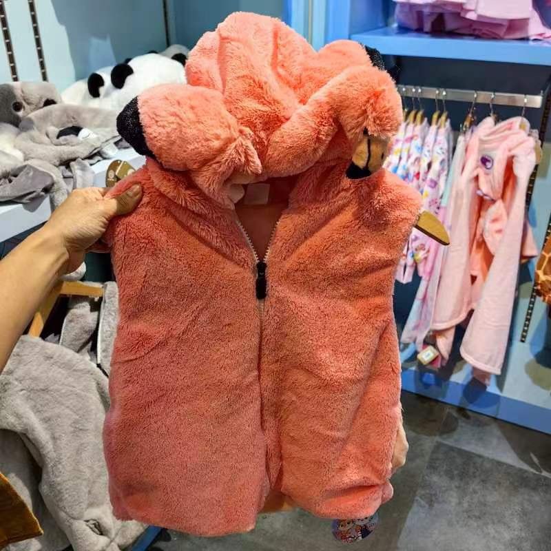 长隆纪念品动物园熊猫考拉火烈鸟北极熊毛绒背心亲子成人儿童马甲,淘宝优惠券,粉丝福利购,淘宝优惠卷