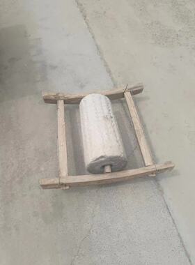 怀旧老物件复古怀旧石磙子