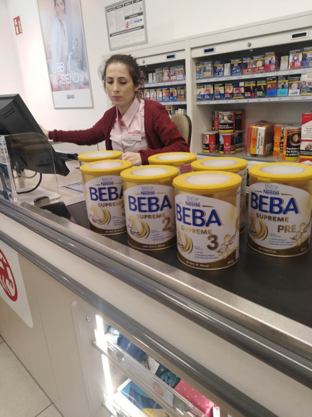 德国进口雀巢BEBA婴幼儿1段pre段2段3段奶粉supreme至尊版6种HMO - 图1