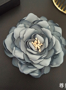 高档布艺胸花胸针古风牡丹