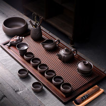 Tao Fuqi Purple Sand Kongfu Tea Tea Tray Integrated Suit Home Chinese Automatic Tea Set Free Custom LOGO