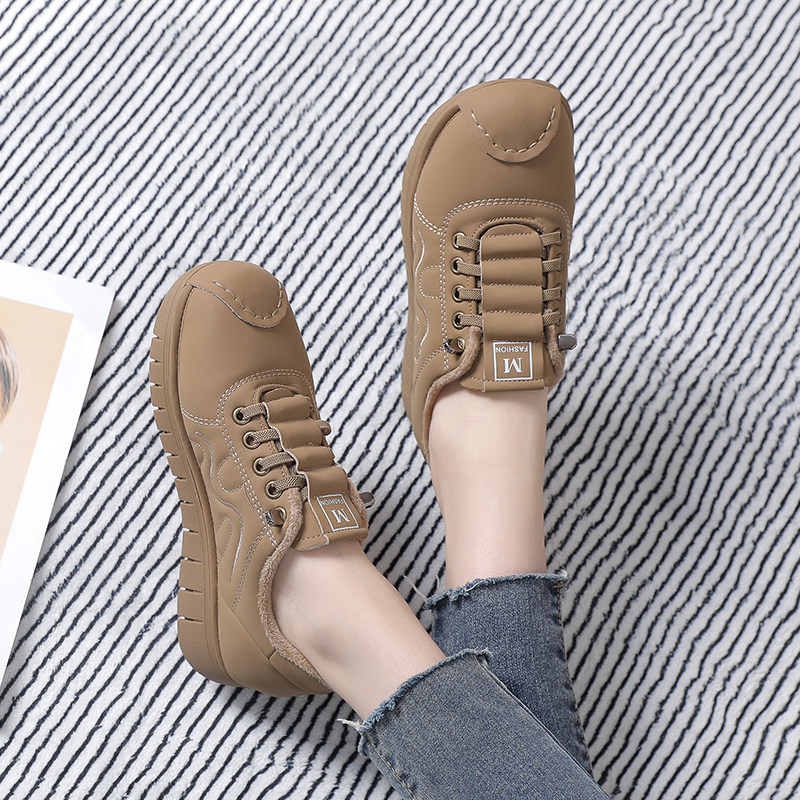 软底防滑休闲妈妈鞋女加绒保暖平底防滑中老年健步鞋旅游运动鞋冬,淘宝优惠券,粉丝福利购,淘宝优惠卷