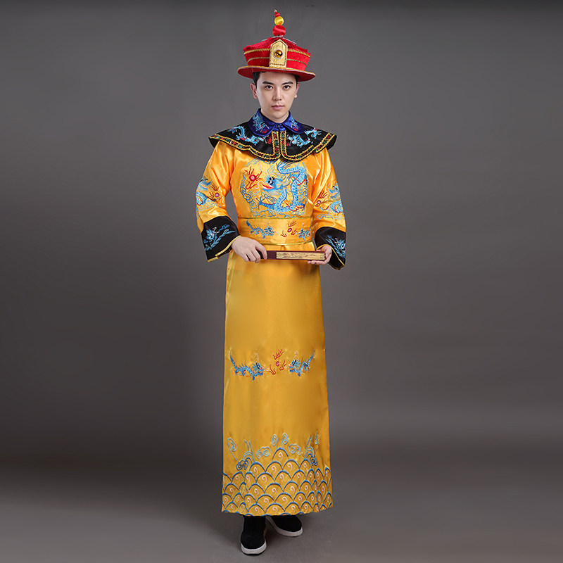 古装清朝皇上皇帝服装龙袍皇阿玛影视年会甄嬛传演出服影楼写真春_虎窝淘