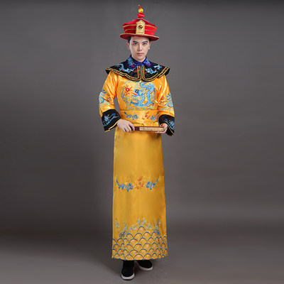 古装清朝皇上皇帝服装龙袍皇阿玛影视年会甄嬛传演出服影楼写真春 虎窝淘