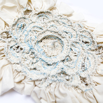 Yunnans new all-cotton handmade Dyed Material Bag Plant Blue Indigo Dye Learning Stitched Base Video Tutorial