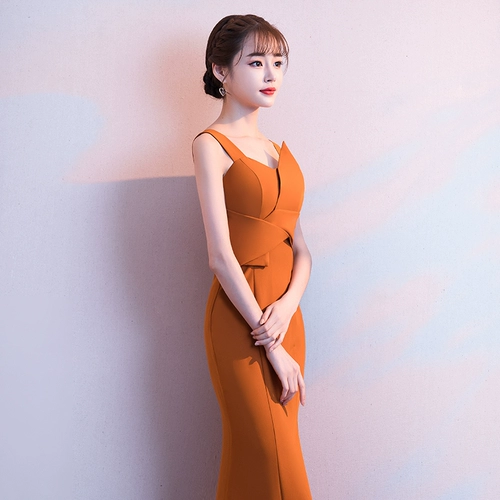 Вечернее платье, сексуальная длинная юбка, коллекция 2023, городской стиль, яркий броский стиль, крой «рыбий хвост», изысканный стиль