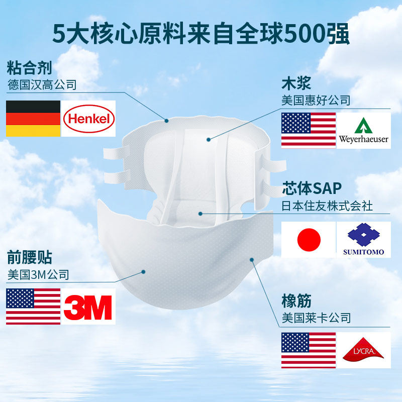 千芝雅成人老年男女护理老人尿不湿 千芝雅旗舰成人用纸尿护理用品