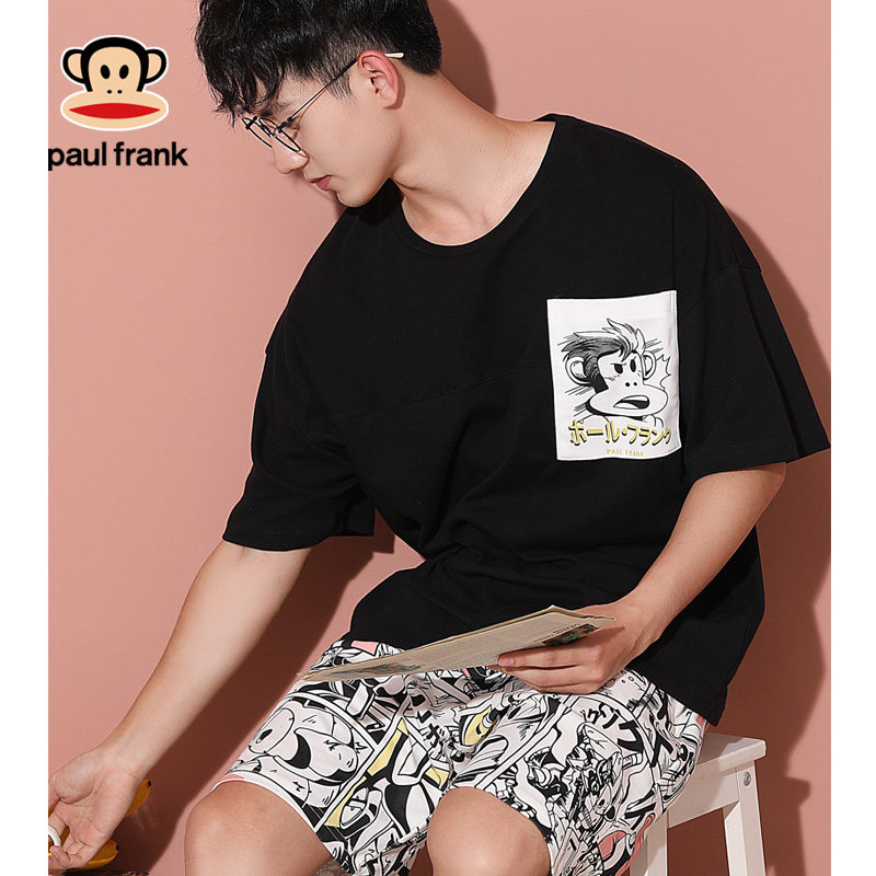 大嘴猴情侣夏纯棉短袖日系可爱睡衣 希芙诗睡衣/家居服套装