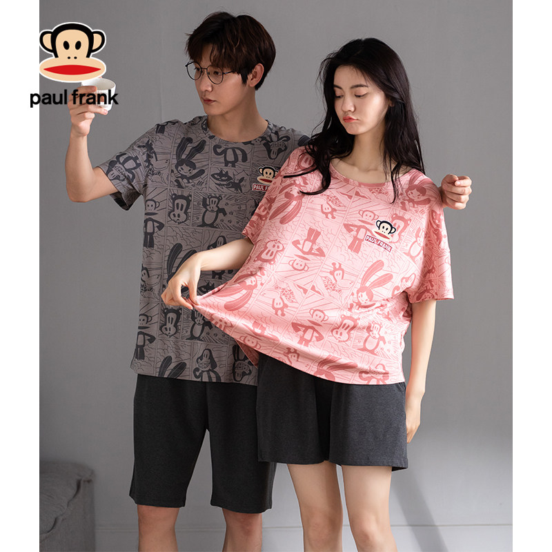 大嘴猴超薄款情侣2022新款夏季睡衣 希芙诗睡衣/家居服套装