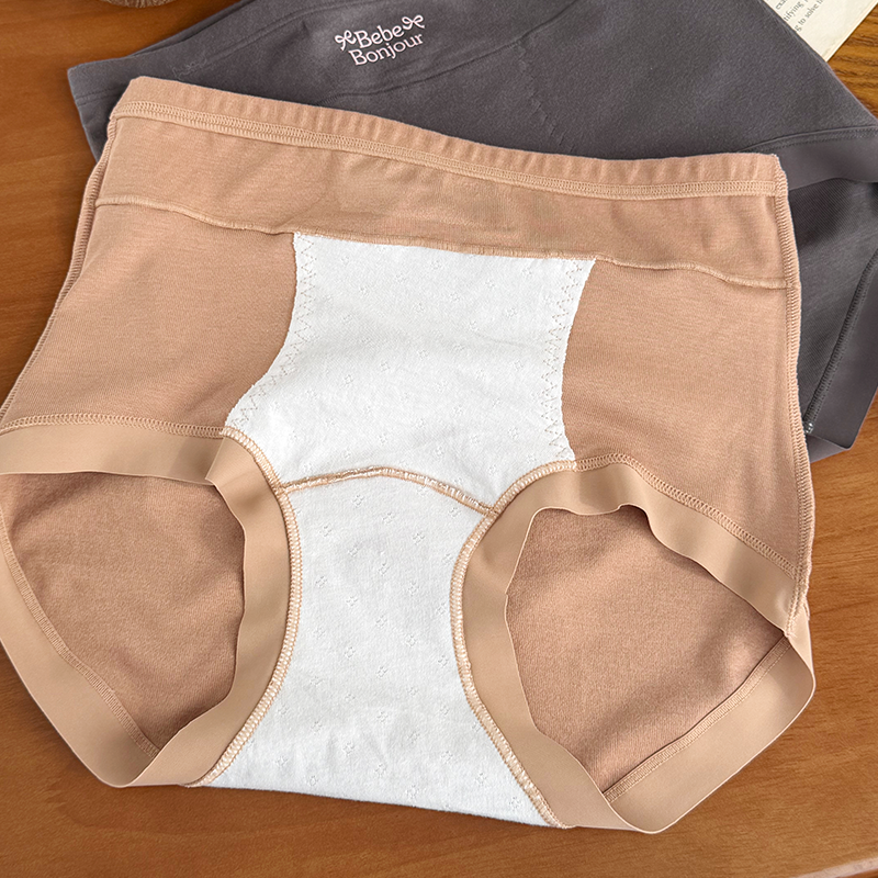 小暖阳~秋冬保暖羊毛绒高腰收腹内裤女士加长裆10A抑菌纯棉裆三角,淘宝优惠券,粉丝福利购,淘宝优惠卷