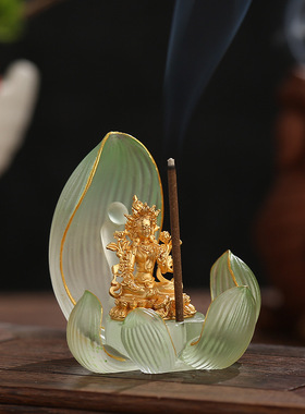 琉璃金属铜 指尖佛 随身摆件 迷你小佛龛
