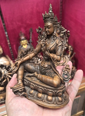 绿度母/绿度姆/度姆/度母菩萨/多吉度母/15cm佛堂摆件（清货价）