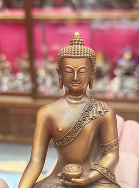 释迦牟尼佛/释迦佛/佛陀像/悉达多/三宝10cm紫铜随身佛像梵天造像