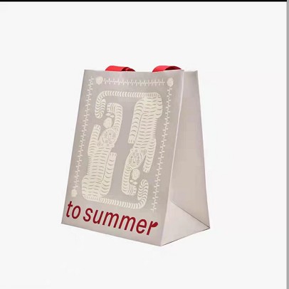 观夏tosummer招财虎帆布袋踏云帆布包云卷手袋礼品袋节日礼袋空盒 - 图2