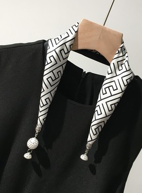 丝巾女韩版百搭护装饰品衬衫项链