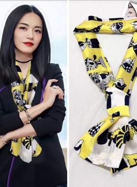 脖子女士时尚衬衫毛衣链挂件丝巾